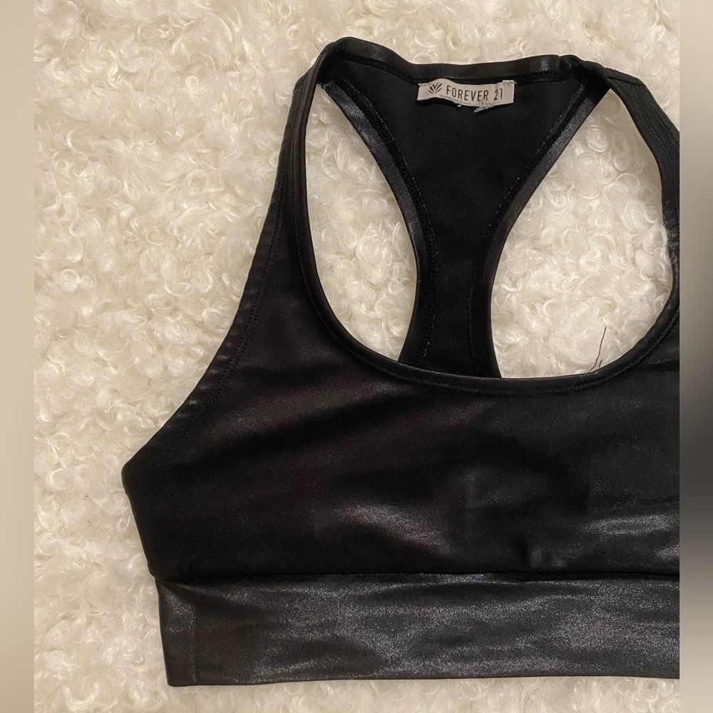 Shiny Racerback Sports Bra - Picture 4 of 4